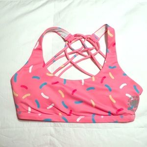 Feed Me Fight Me sports bra